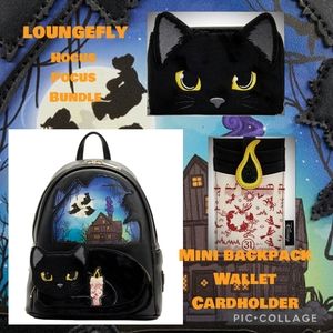 FINAL PRICE Loungefly Hocus Pocus Binx Bundle